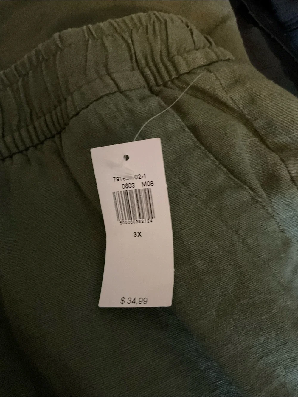 Olive Green woman’s high rise pants